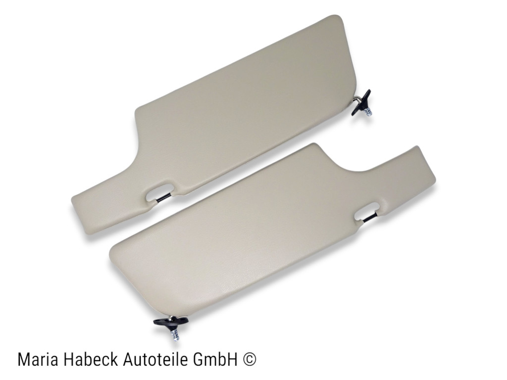 S-Trim  Sonnenblenden-Satz schw. / creme  911 Coupe Bj. 68-77  91173103102