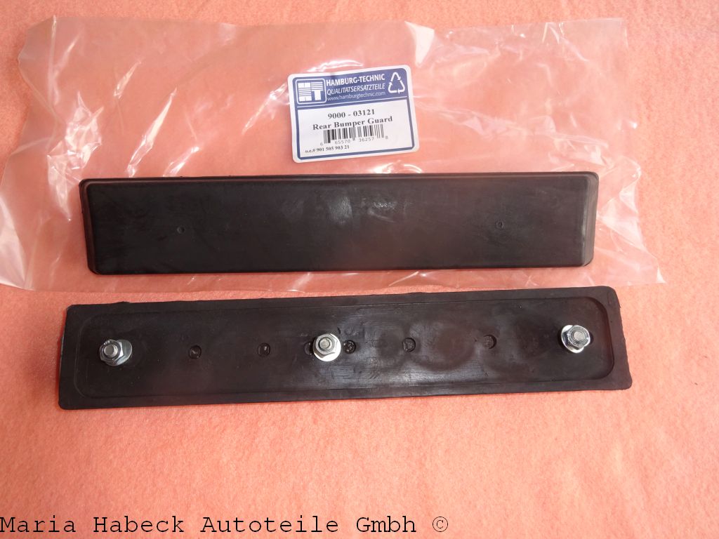 HT bumper horn - replacement rubber SET Porsche 911 65-73 rear 90150590321