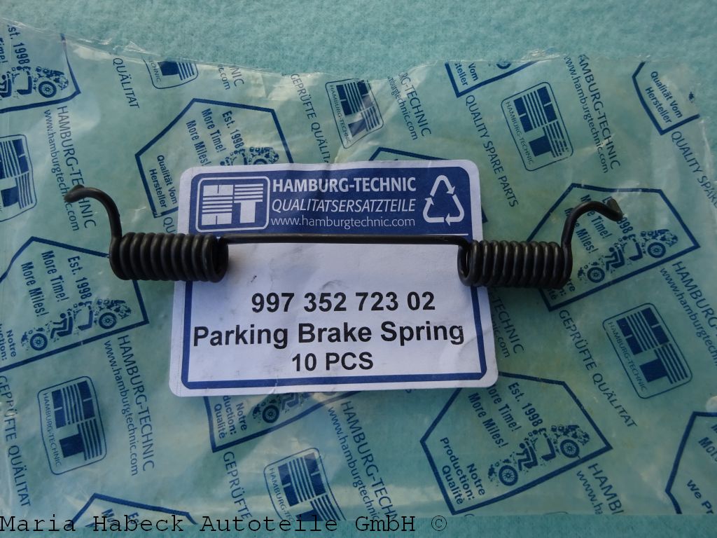 HT Handbremse Zugfeder 987 987C 997  Turbo     997 352 723 02 HT Handbremse Zugfeder 987 987C 997  Turbo     997 352 723 02