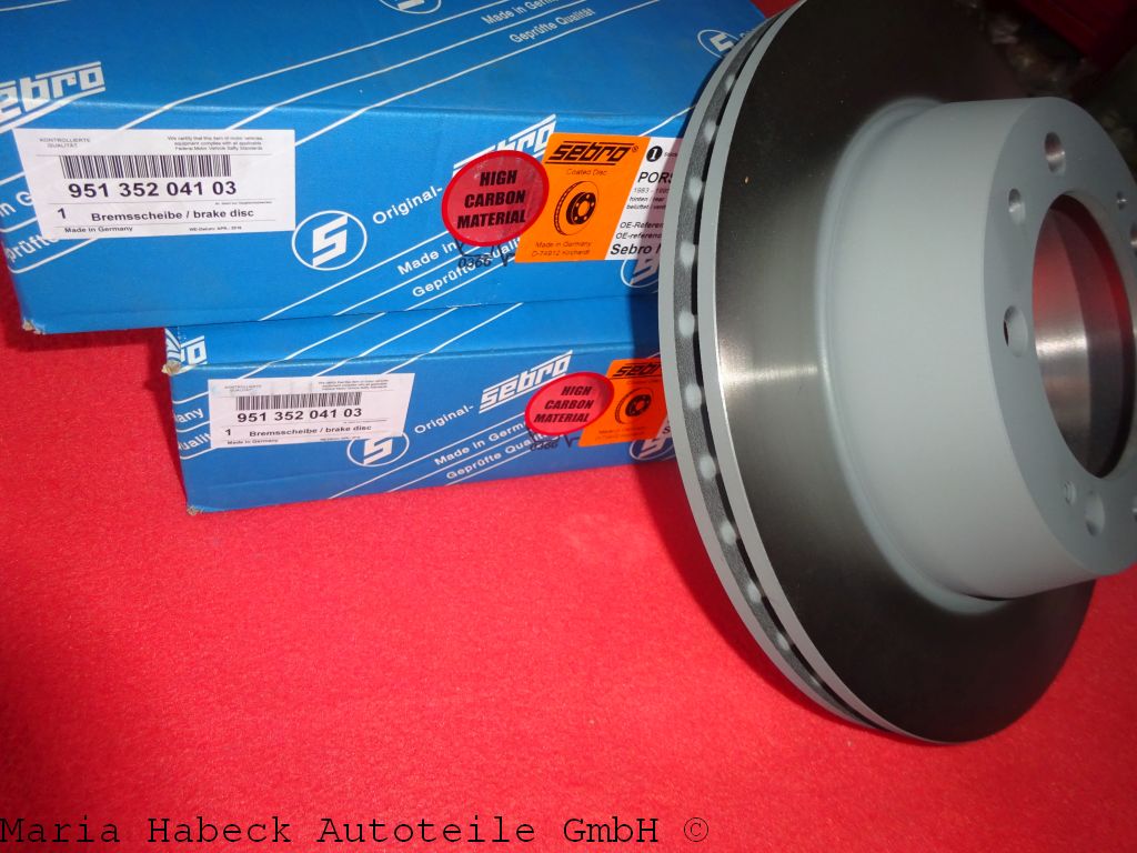 Sebro Brake disc 928 8 / 83-11 / 95 944 Turbo 85-86  205804C Sebro Brake disc 928 8 / 83-11 / 95 944 Turbo 85-86  205804C