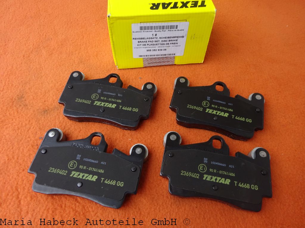 Textar brake pad repair kit HA for Porsche Cayenne 955 2369402 95535293900