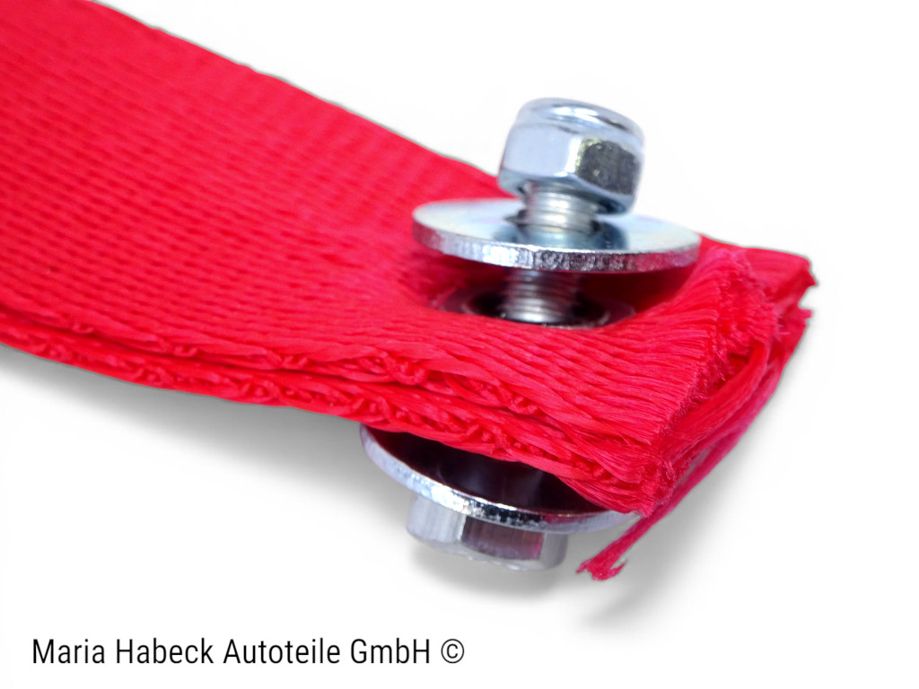 S-Trim Türschlaufe Türentriegelung  rot  SET kpl mit Rosette Porsche 911  964