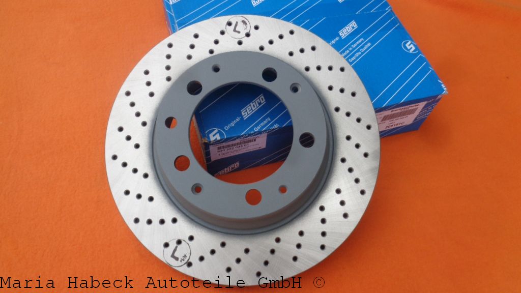Sebro Bremsscheibe 3,3 Turbo HA L 9/77-11/90   205191C