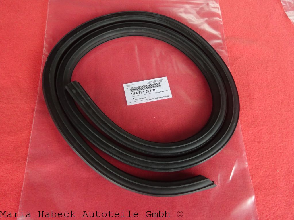 TMP door seal inside left Porsche 914 all years of manufacture 91453182110