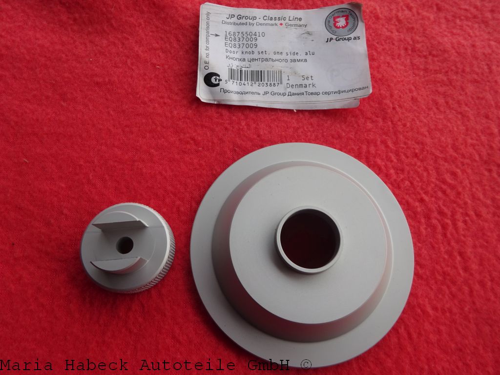 JP  Door knob set, matte brushed aluminum  Porsche 911 / 929 / 993  91153169200