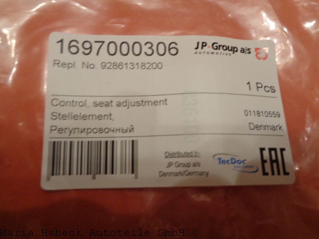 JP switch seat longitudinal + height adjustment front Porsche 911 964 9286131820 JP switch seat longitudinal + height adjustment front Porsche 911 964 9286131820