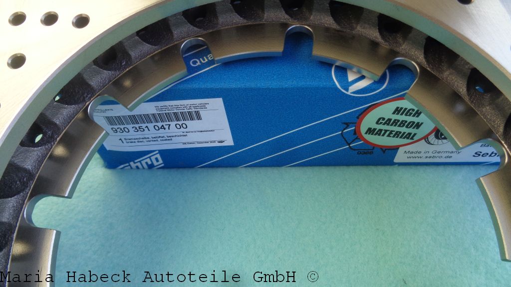 Sebro Bremsscheibe 3,3 Turbo VA L 78-80   205815C