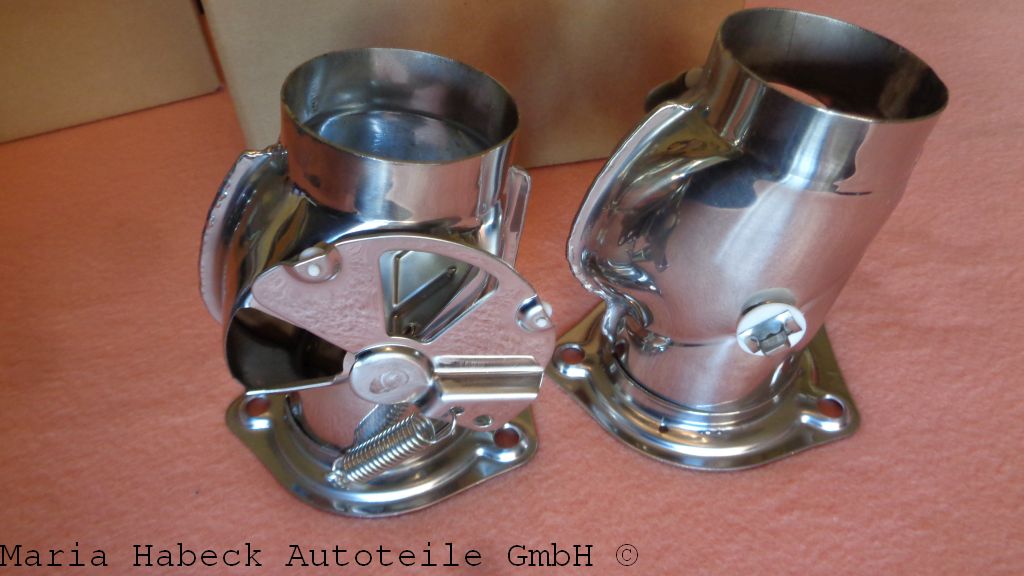 Stilcars Heizklappen -Set  Porsche 911 Edelstahl  kurz 65-83 Stilcars Heizklappen -Set  Porsche 911 Edelstahl  kurz 65-83