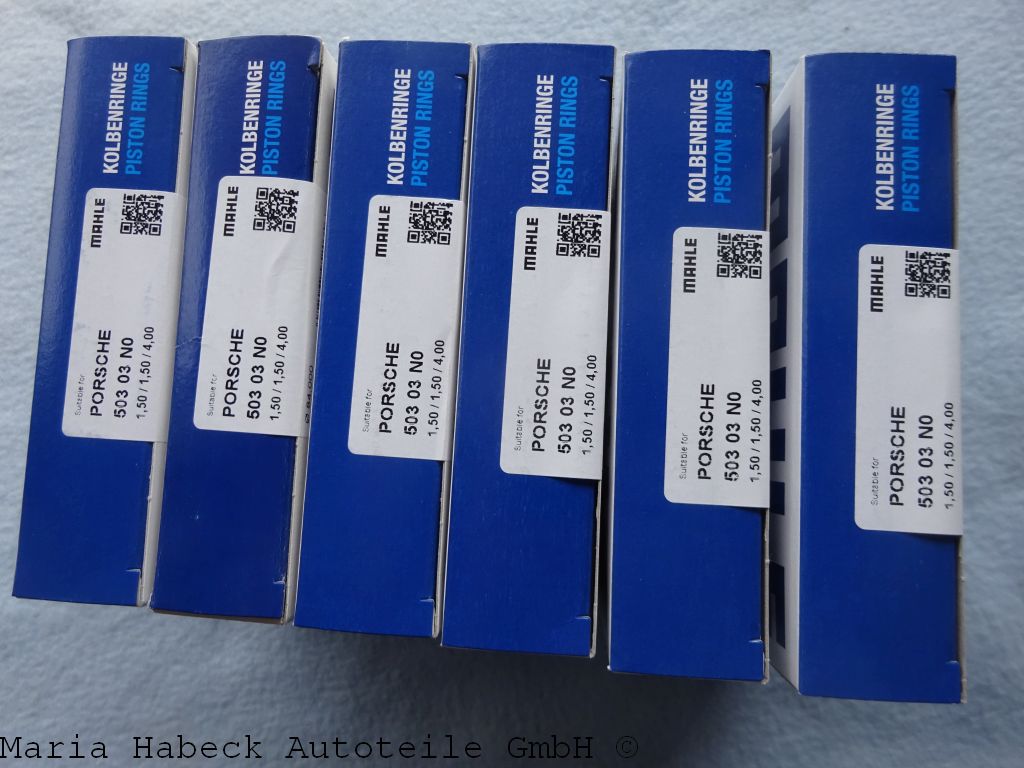 Mahle Kolbenringsatz Set 6 Stück 911 2,2+2,4S/2,4E/T 1,5/1,5/4mm   503 03 N0 Mahle Kolbenringsatz Set 6 Stück 911 2,2+2,4S/2,4E/T 1,5/1,5/4mm   503 03 N0