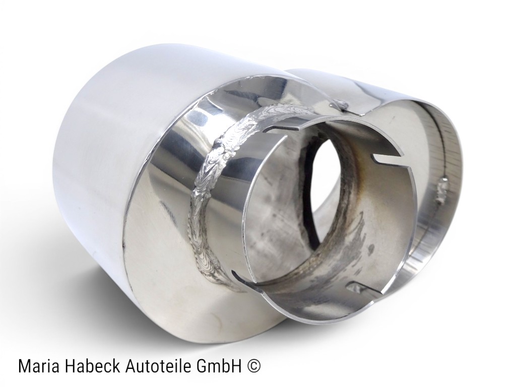 JP Exhaust Tip Stainless Set 2 pcs  for Porsche 996 3.6 GT2 / Turbo  96.903S