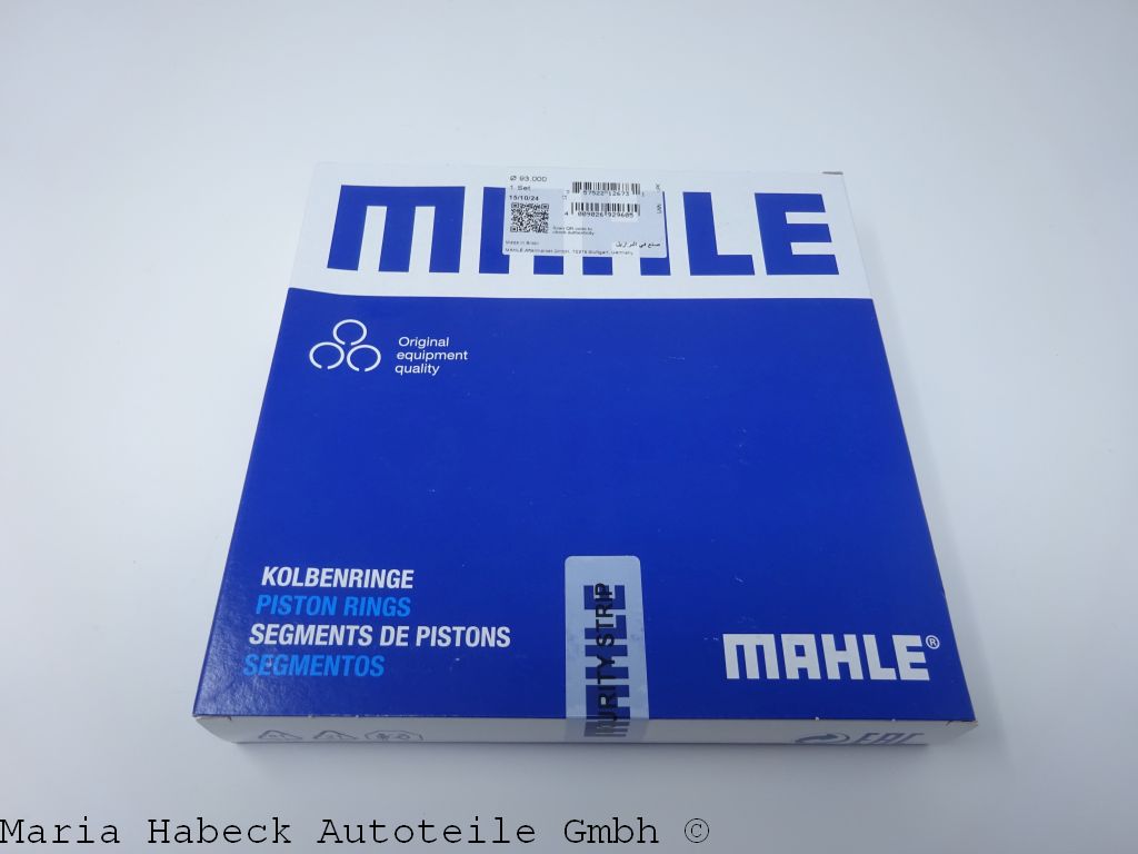 Mahle piston ring set Boxster 3.2 986 / 987 M96.21 / 24 / 26 50442N0 99610303351