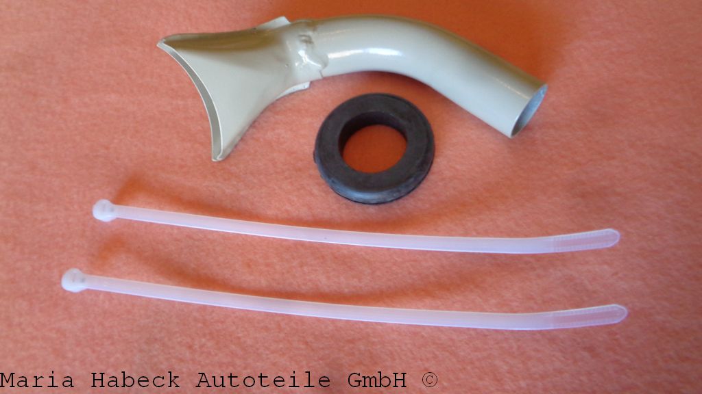 JP Heizdüse mit Gummiring und Klemme für Hutablage links 90157204122