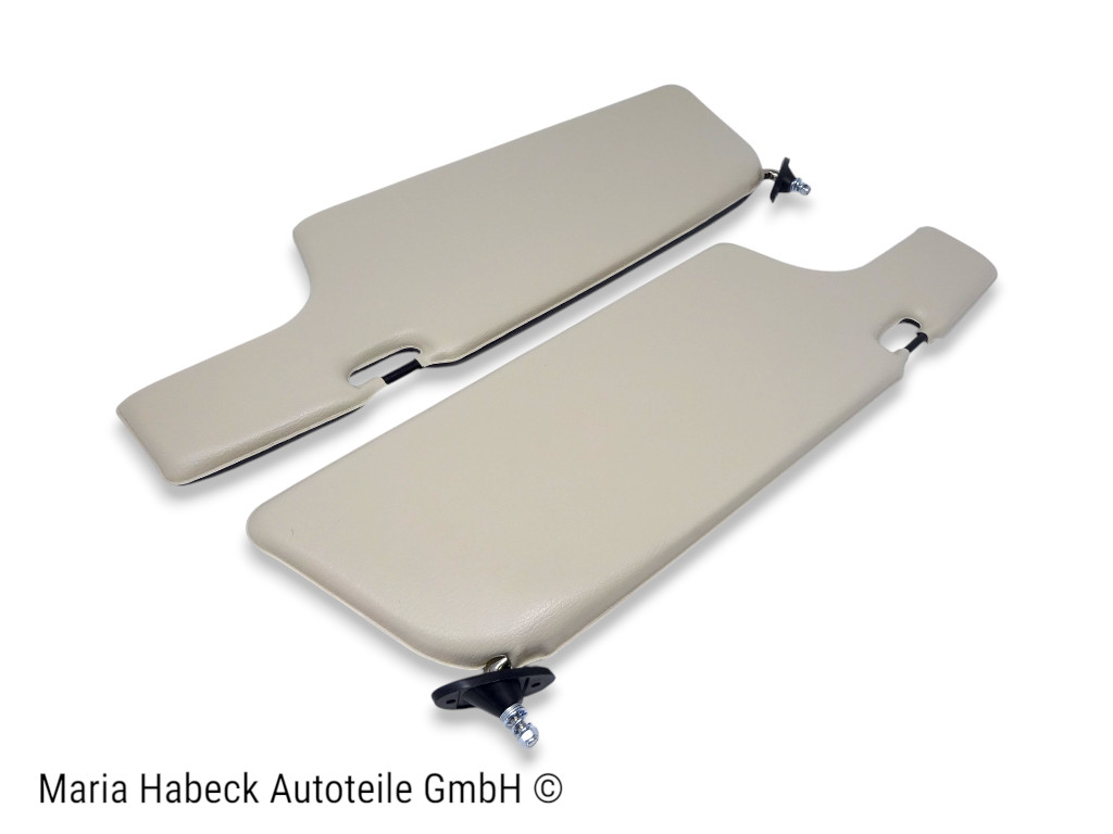S-Trim  Sonnenblenden-Satz schw. / creme  911 Coupe Bj. 68-77  91173103102