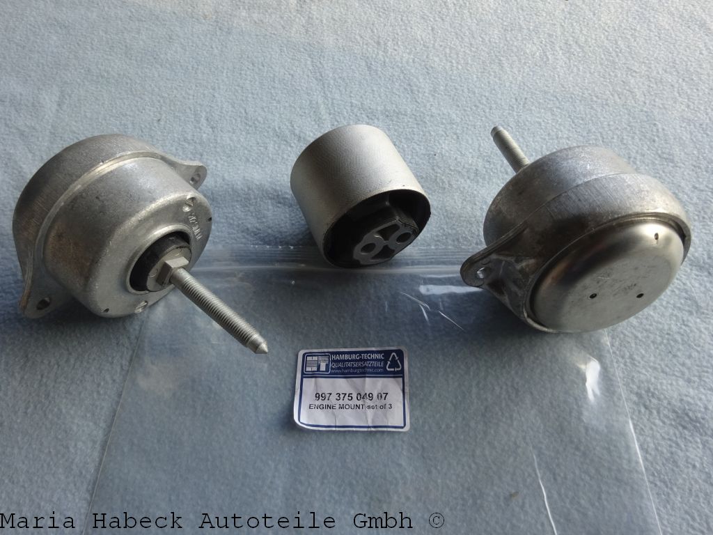 HT SET engine + transm. mounts Porsche 997 Cabrio Targa  99737504907 99737505501 HT SET engine + transm. mounts Porsche 997 Cabrio Targa  99737504907 99737505501