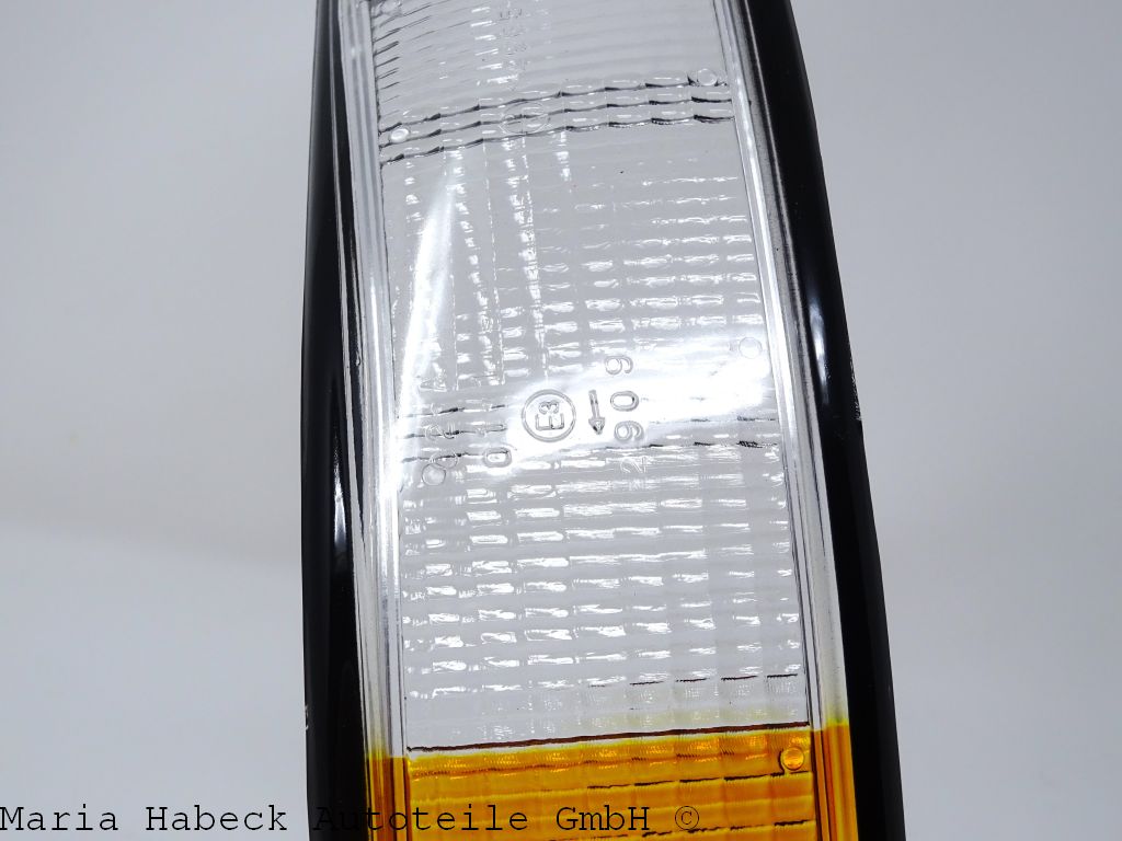 SET 2 JP turn signal lenses front left + right IT / black for Porsche 911 69-73