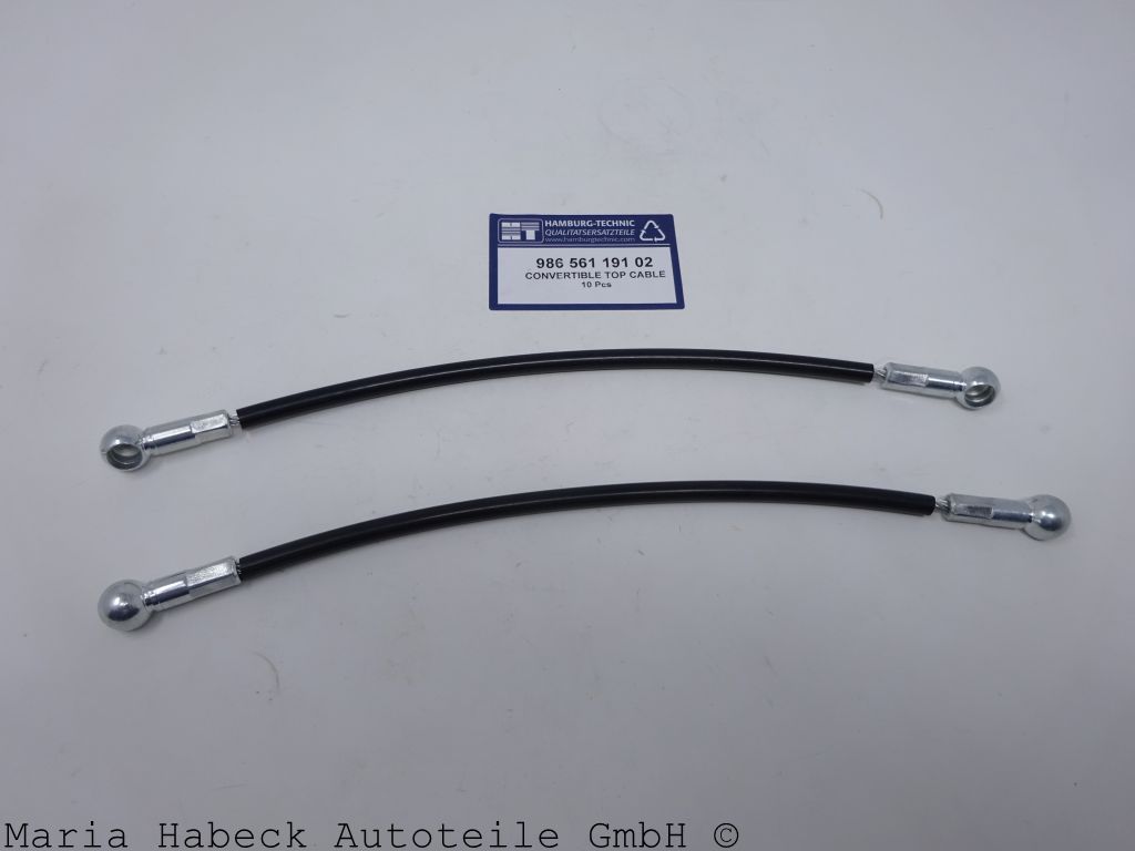 HT Tension Cable for Convertible Top SET 2, suitable for Porsche 986 (2007–2014)