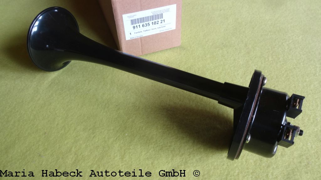 Stritone Fanfare Hupe Tiefton lang alle 911 / 964   102 21 Stritone Fanfare Hupe Tiefton lang alle 911 / 964   102 21