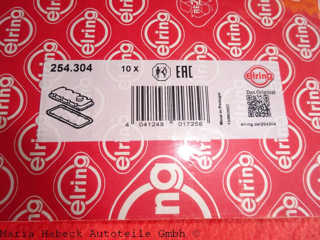 Elring valve cover gasket cork 254.304 SET10 Porsche 914 / VW Bus 021101481