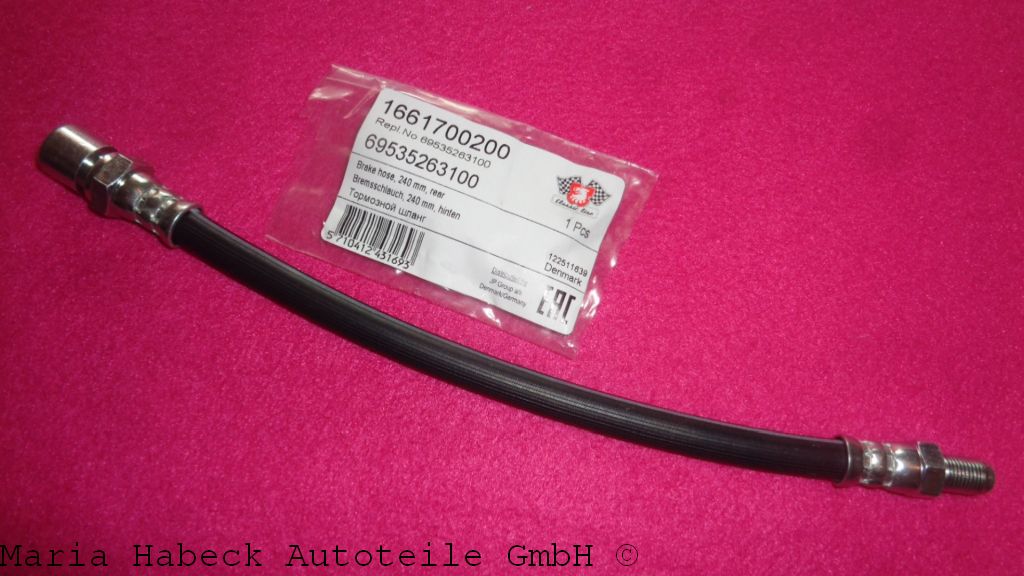 JP Brake hose 240 mm rear  911/912  year 65-68   695 352 631 00