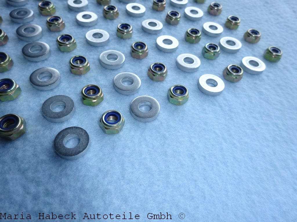 Gruska Aluscheiben mit Muttern Ventildeckel  Dichtsatz  Porsche 964 99902519330