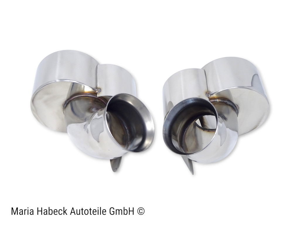 JP Auspuff Endrohr im Turbo Look Edelstahl  Porsche 996  96.904S  99611125155