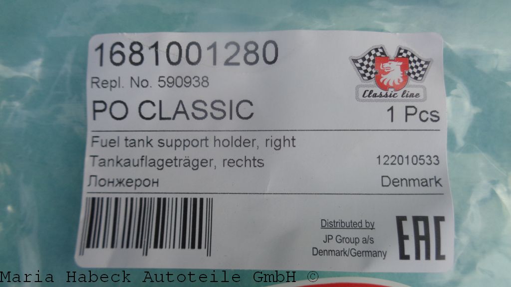 JP Tankauflageträger rechts 63-68   590938