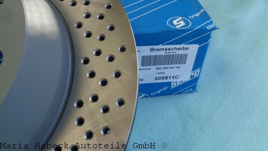 Sebro Bremsscheibe Porsche 993 Hinterachse   205811C     99335204102 Sebro Bremsscheibe Porsche 993 Hinterachse   205811C     99335204102