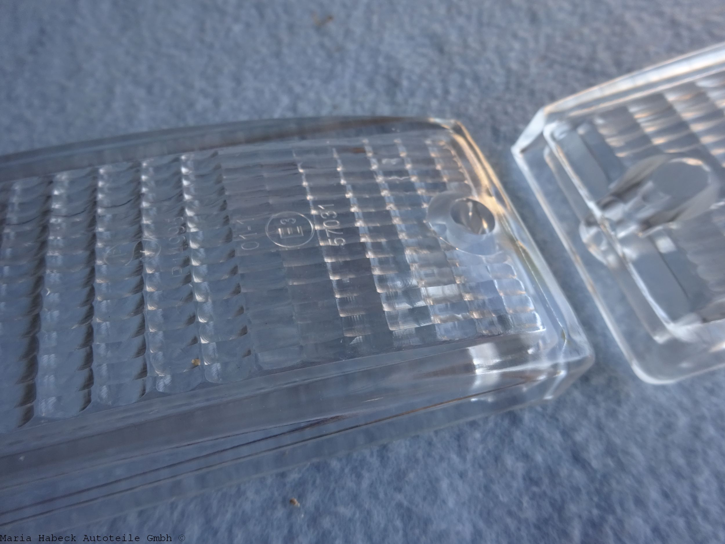 TMP indicator glass bumper EU with seal SET 2 Porsche 911 74-89 91163191400