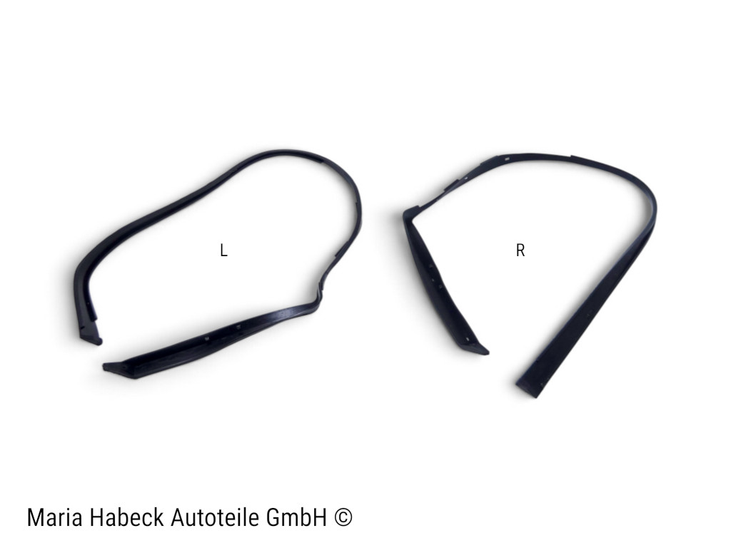 Euri Dichtung Scheinwerfer Set 2  rechts und links  Porsche 996 MK2 ab Bj 2002