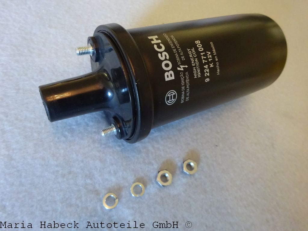 Bosch ignition coil 356/911/914 12V 9 224 771 008 black