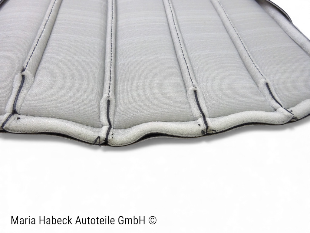 S-Trim Vinylbezug  Porsche  356 Sitzbezug schwarz   links / rechts  1960-1965