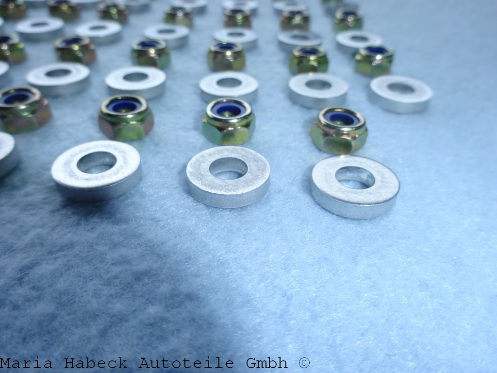 Gruska Aluscheiben mit Muttern Ventildeckel  Dichtsatz  Porsche 964 99902519330