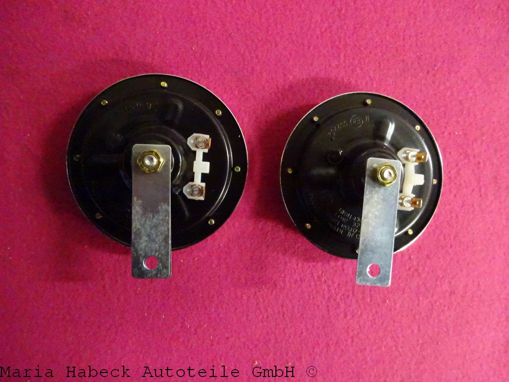 Stilcars Horns SET 12V Chrome Retro Style