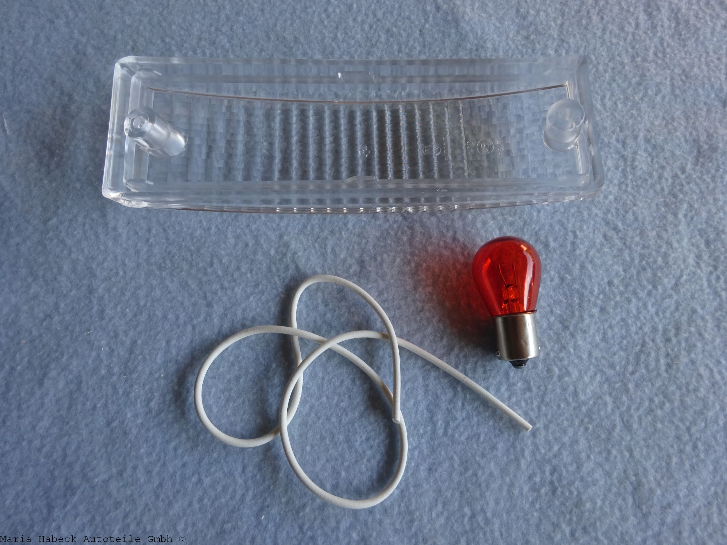 TMP indicator glass white front bumper Porsche 911 year 74-89 91163191400