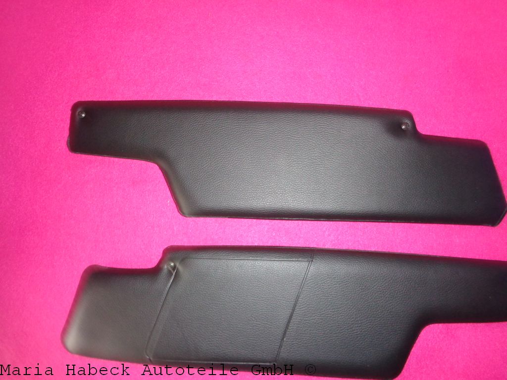 JP sun visor set Porsche 914 black/black. without holder & clips 901798017100