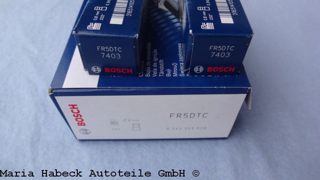 Bosch spark plugs FR 5 DTC 0 242 245 539 Bosch spark plugs FR 5 DTC 0 242 245 539