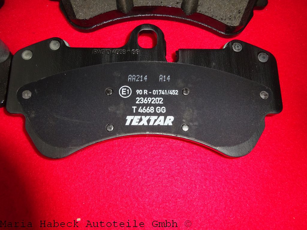 Textar brake pad VA for Porsche Cayenne 9PA PR-1LK 2369202 955698151