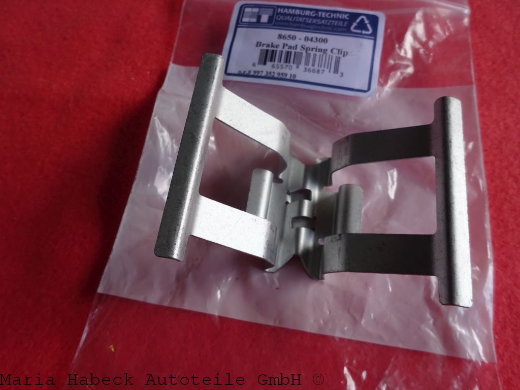 HT spring plate brake pads HA Porsche 997 Turbo 997 GT3 99735295910