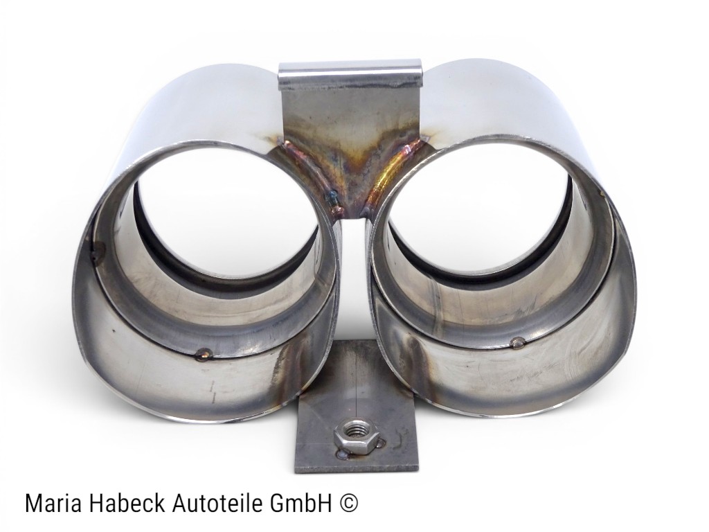 JP Auspuffblende Doppelrohr  Porsche Boxster 986 Bj. 96-04 1620704400  94.905S