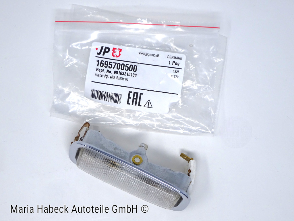 JP Innenraumleuchte Coupe mit Chromrahmen Porsche 356 911 912   90163210100