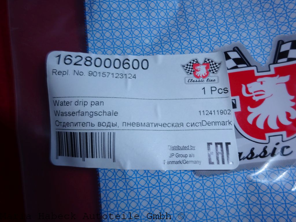 JP water collection tray fan grille Porsche 911/ 912 68-68 90157123124 JP water collection tray fan grille Porsche 911/ 912 68-68 90157123124