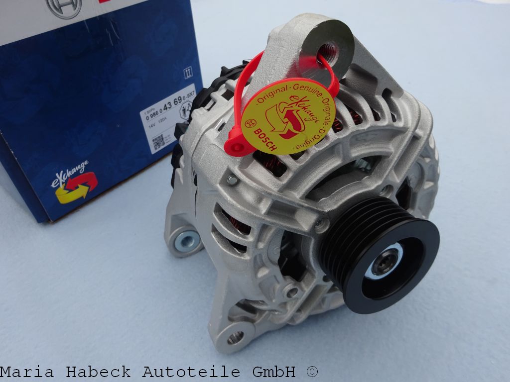 Bosch Alternators 996 /986 Boxster 14V 120 Ah Bosch Alternators 996 /986 Boxster 14V 120 Ah