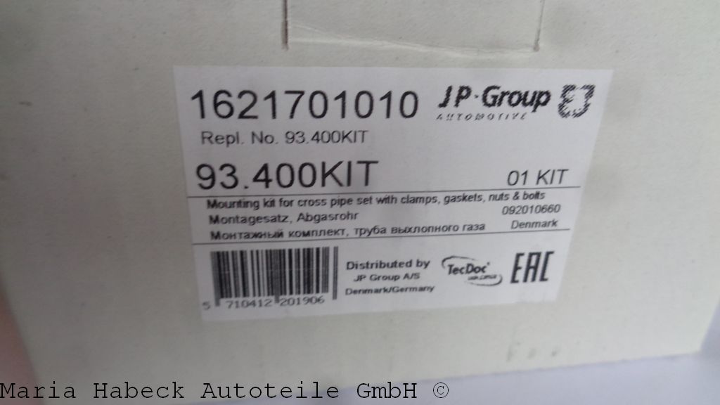 Montage KIT Querrohr 993 C2 / C4 Bischoff   93.400 KIT