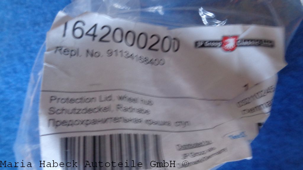 JP Radnabenkappe Vorderachse  für Porsche 911 / 928   91134168400