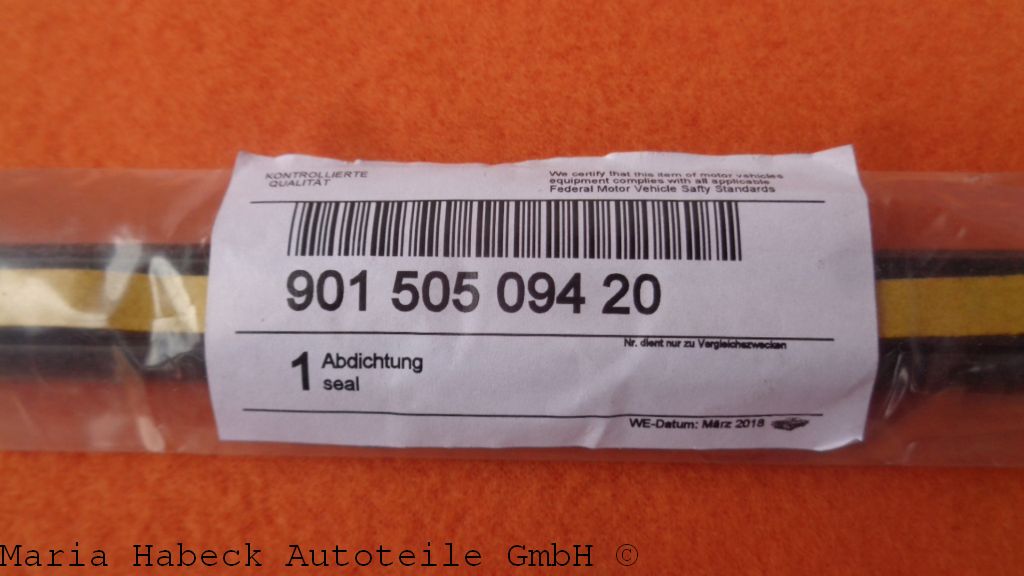 TMP Seal bumper rear right 69-73 9476