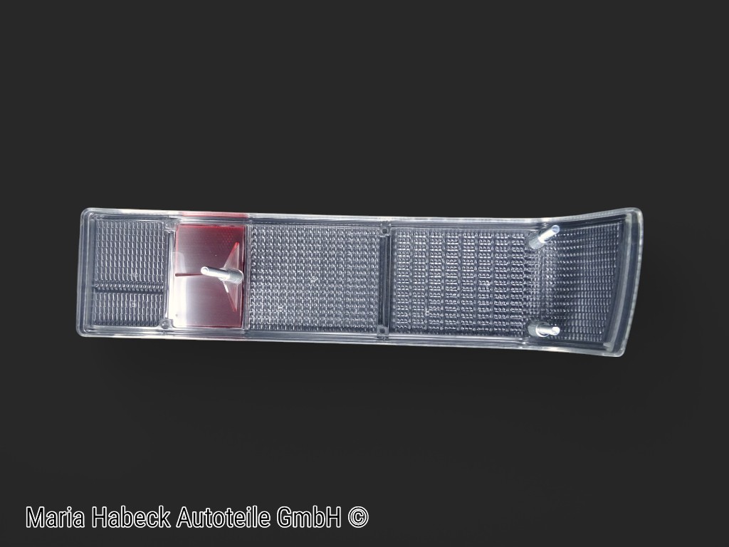 TMP tail light glass rear right white with reflector Porsche 914 91463140412 TMP tail light glass rear right white with reflector Porsche 914 91463140412