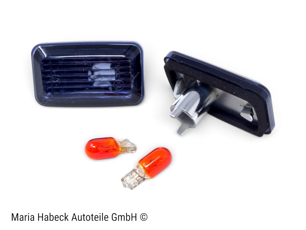 TMP  Seitenblinker schwarz Set 2 Stck kompl.  Porsche 911 / 964 / 944  4A0949101