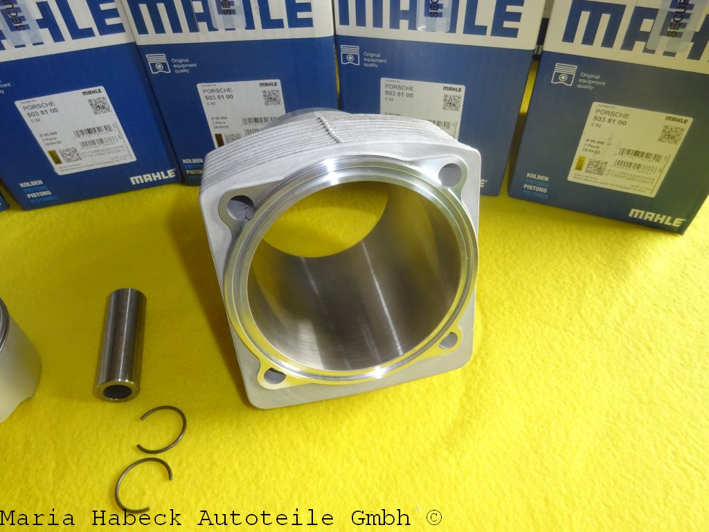Mahle piston and cylinder assy set 6 pieces. 911 3.0SC 204 HP 5038192 9301039830