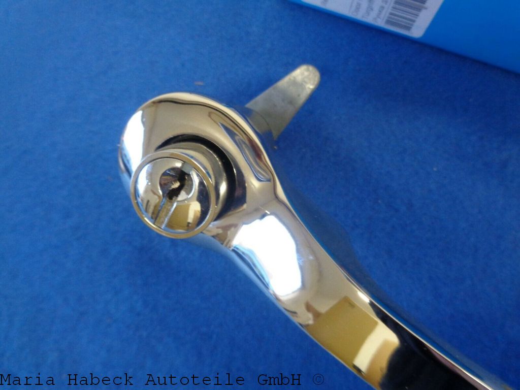 JP Auter door handle with lock cylinder chrome right 911 65-67