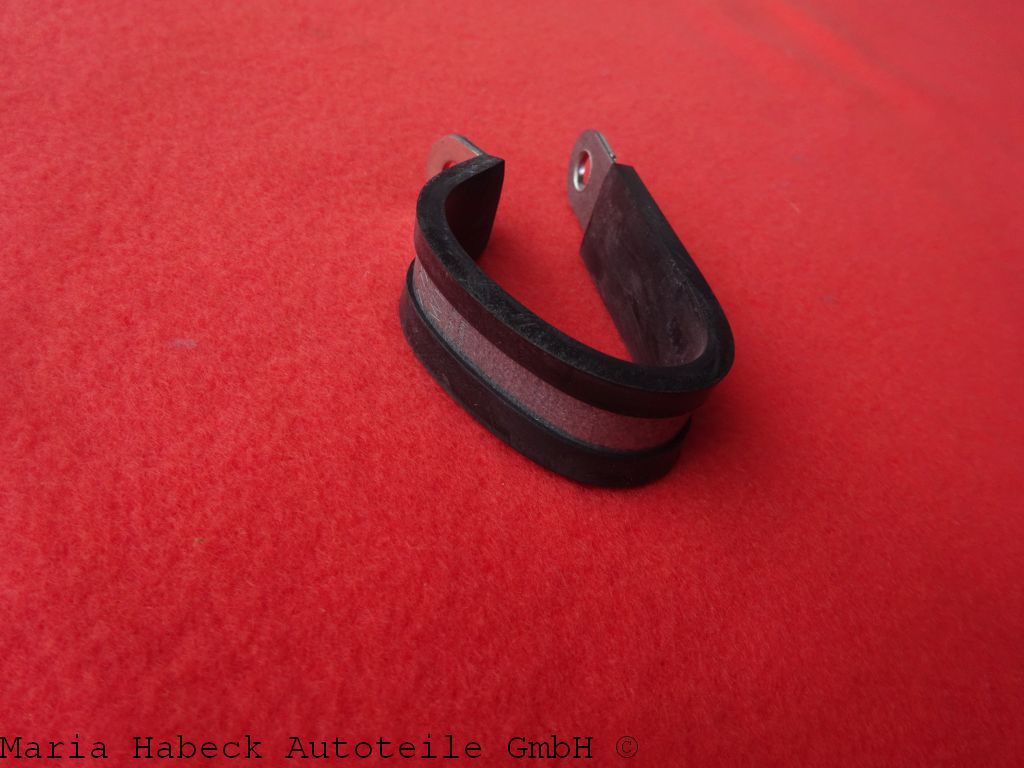 HT retaining clamp with rubber for oil line wheel arch front 2x22 mm 99951108402 HT retaining clamp with rubber for oil line wheel arch front 2x22 mm 99951108402